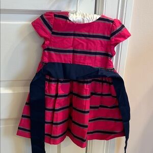 Ralph Lauren Pink and Navy Striped Dress